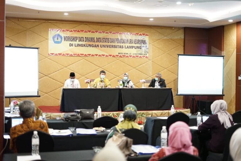 UPT Kearsipan Gelar Workshop Pengelolaan Data Dinamis