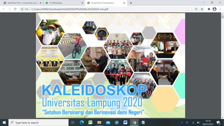 Kaleidoskop Universitas Lampung Tahun 2020