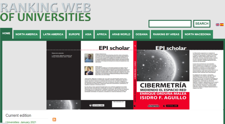 Januari 2021, Webometrics Unila Naik 6 Peringkat