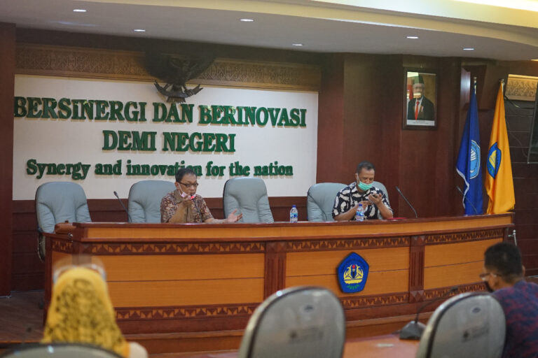 Konferensi Pers Unila Menuju PTNBH dan Pelaksanaan KKN di Masa Pandemi