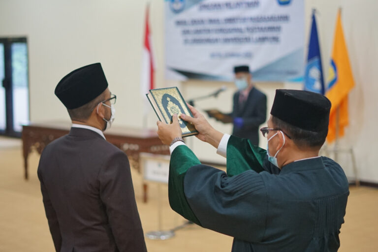 Pelantikan dan Serah Terima Jabatan di Lingkungan Unila