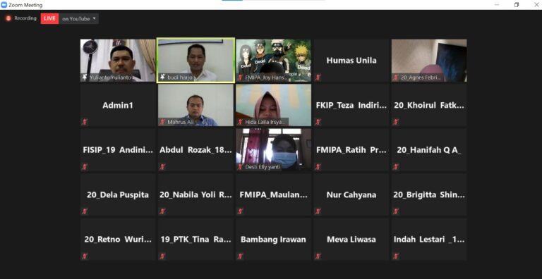 Sosialisasi PKM 2021: Mahasiswa Unila Angkat Isu SDG’s