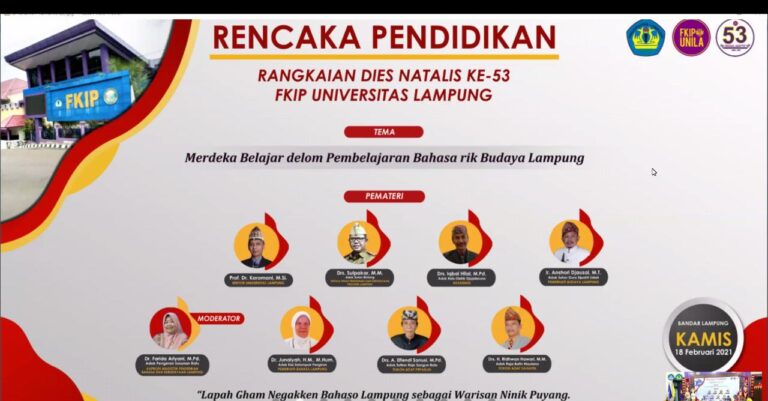 Rencaka Pendidikan Bahasa dan Budaya Lampung