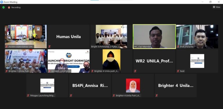 Peresmian Dormitory Brigth Scholarship