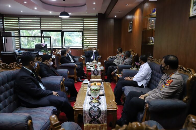 Jajaran Pimpinan Terima Kunjungan Kapolda Lampung