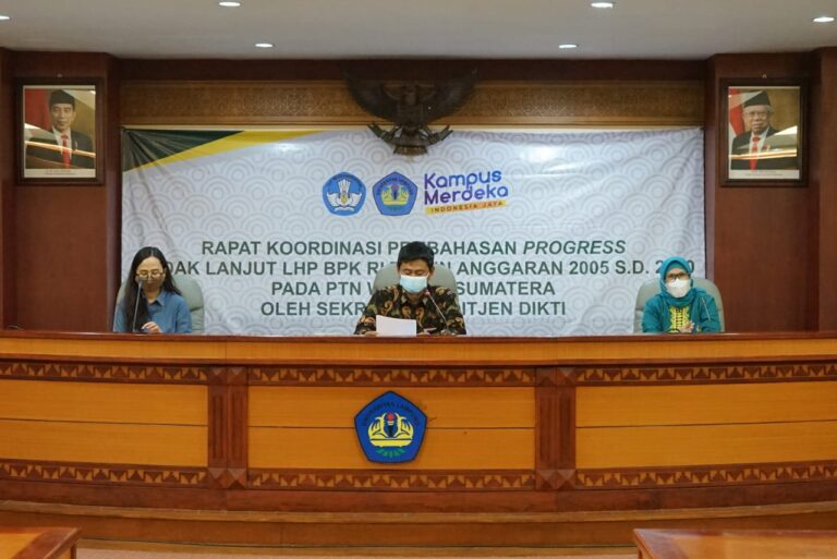 Rakor Pembahasan Progres Tindak Lanjut LHP BPK RI TA 2005-2020