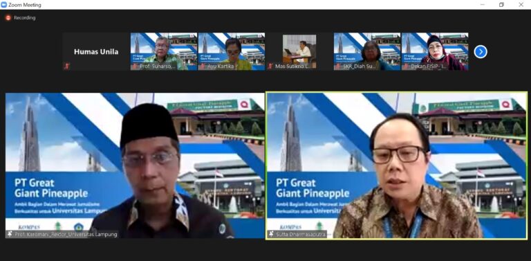 Unila Terima 100 Subcription kompas.id dari PT GGP