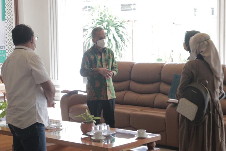 Rektor Terima Audiensi Perwakilan BNI Tanjungkarang