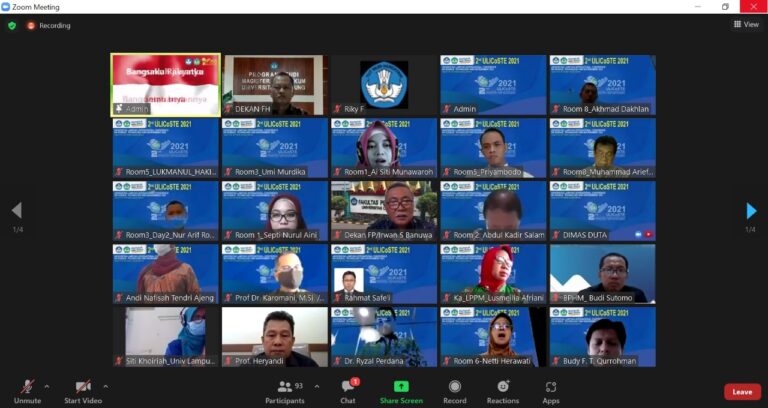 ULICoSTE 2021 Hadirkan Narasumber Lintas Negara