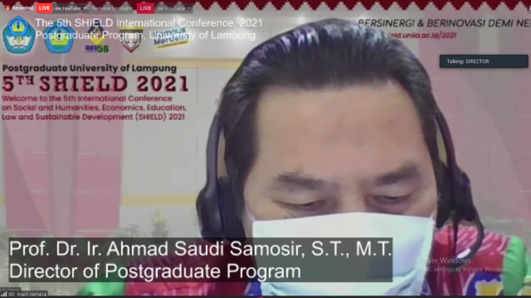 Shield ke 5 Unila Usung Tema Pembangunan Berkelanjutan Selama dan Pascapandemi