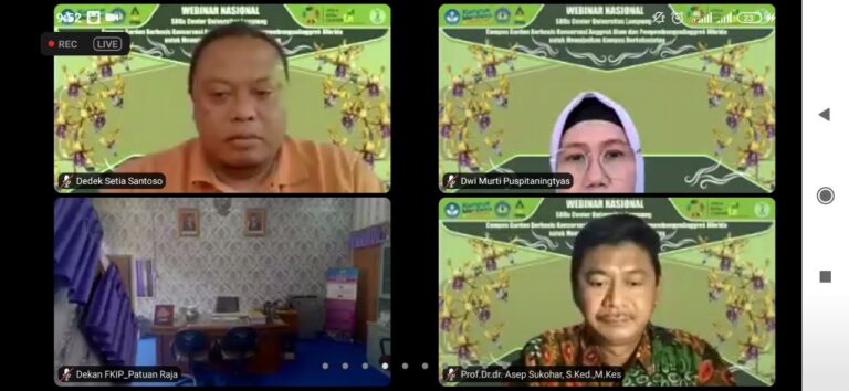 Unila Kampanyekan Gerakan Konservasi Anggrek di Kampus Melalui Webinar
