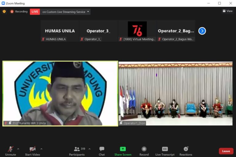 Pembukaan Virtual Lokabina Karana Adiguna 2021