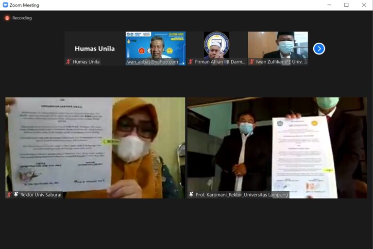 Rektor Buka Pelatihan Pekerti Virtual Kerja Sama 4 PTS