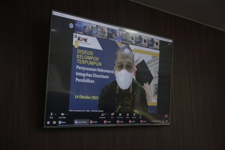 Rektor Ikuti FGD Penyusunan Rekomendasi Ekosistem Pendidikan Karakter