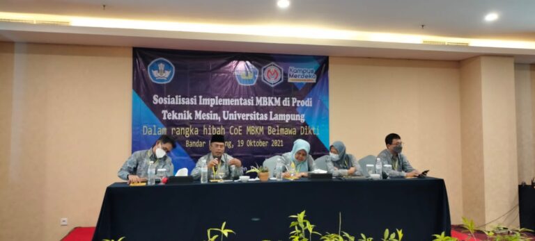 Sosialisasi Implementasi MBKM Prodi Teknik Mesin Unila 
