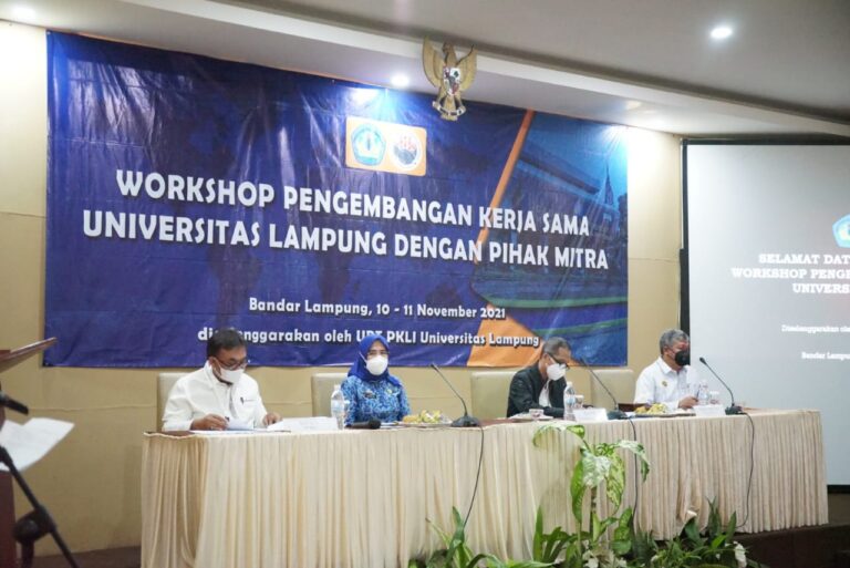 Workshop Pengembangan Kerja Sama Unila dan Mitra