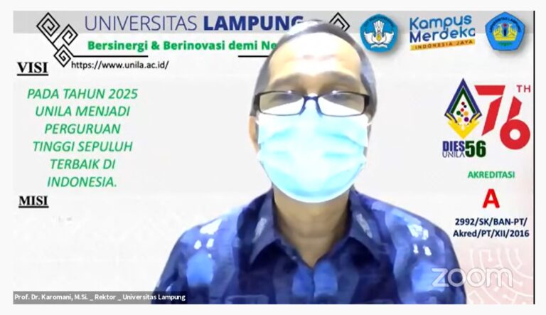 Jadi Narasumber Webinar UPR, Rektor Bahas Pentingnya Nilai-Nilai Kepahlawanan