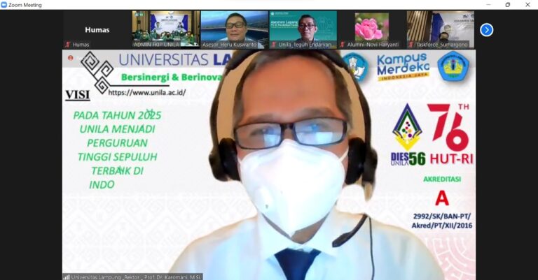 Pembukaan Asesmen Prodi Magister Pendidikan Fisika FKIP Secara Virtual