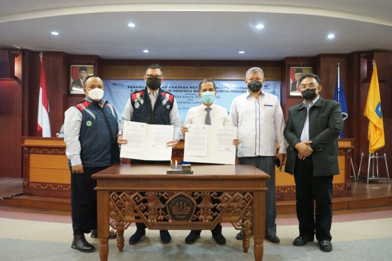 Siapkan Mahasiswa Masuk Dunia Kerja, Unila dan PT Waskita Jaya Jalin Kerja Sama