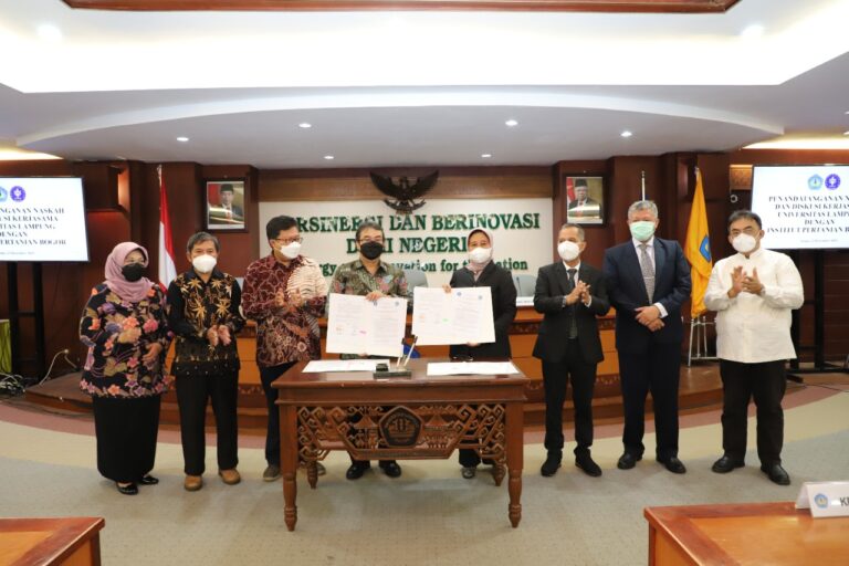 MoU Pengembangan Kerja Sama Unila dan IPB