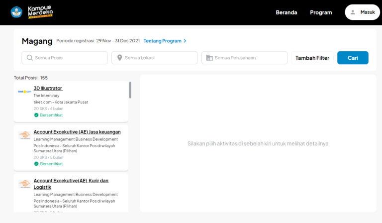 Informasi Pendaftaran Magang Bersertifikat Kemendikbudristek Angkatan II 2021