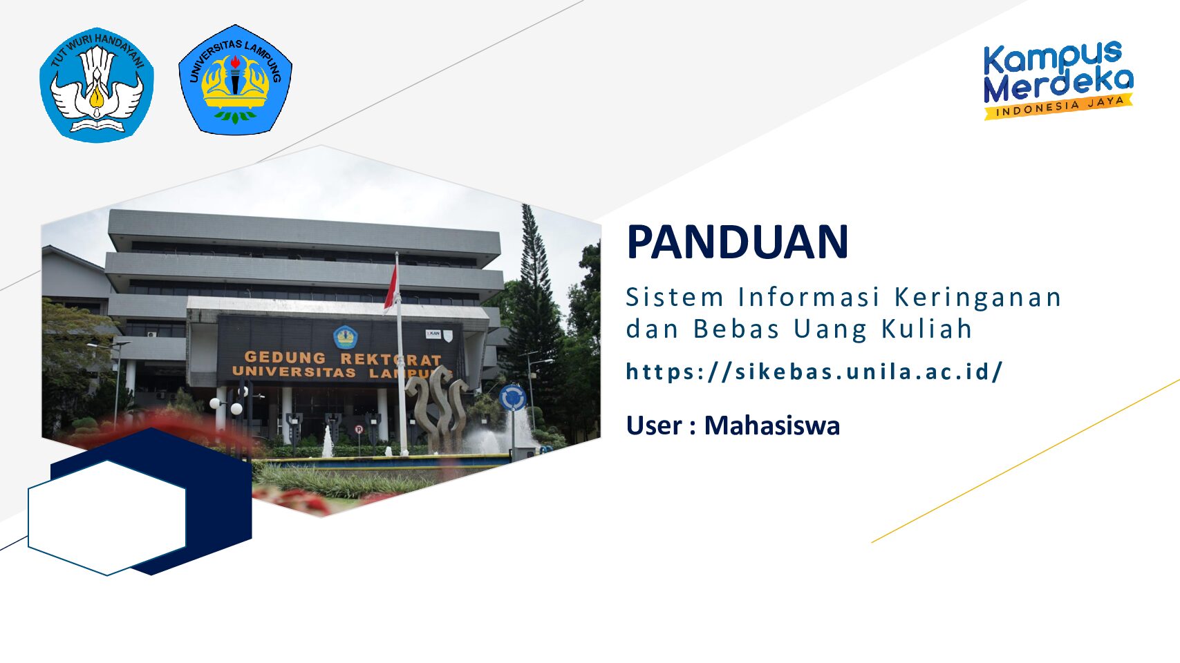 Panduan Sistem Informasi Keringanan dan Bebas Uang Kuliah (Sikebas)