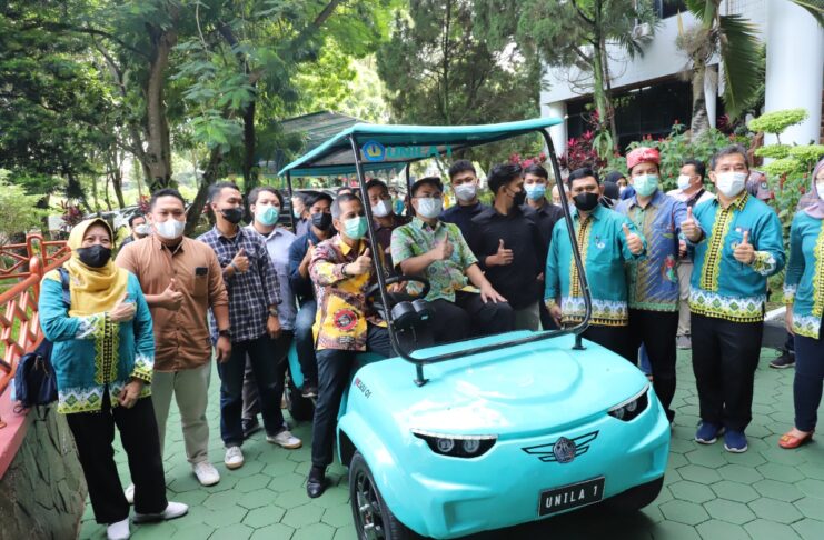 Mobil Listrik Unila Manfaatkan Serat Alam EVU 01