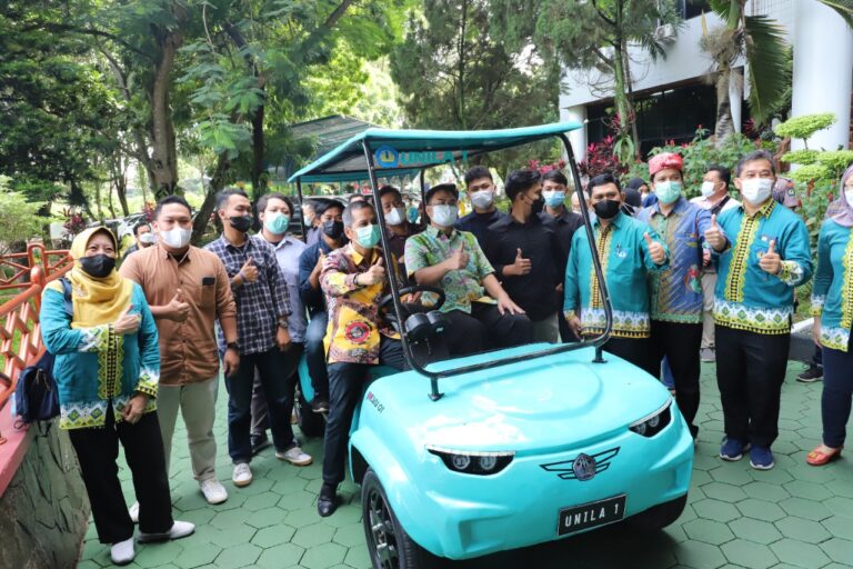 Mobil Listrik Unila Manfaatkan Serat Alam EVU 01