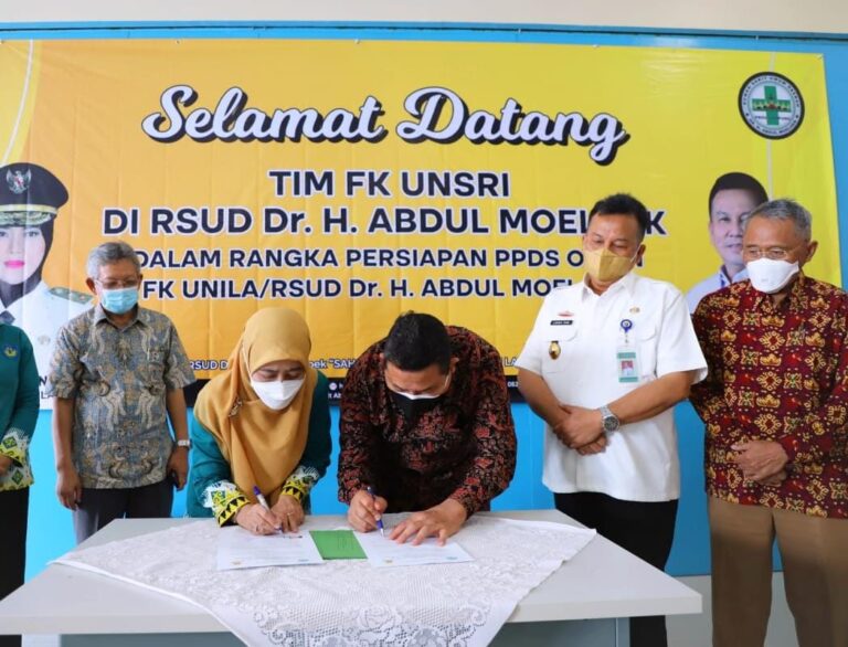 FK dan RSUAM Terima Kunjungan FK Unsri Persiapkan PPDS Obgyn Unila