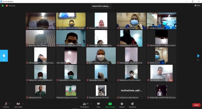 Pembukaan Asesmen Lapangan Akreditasi Program Pendidikan Jasmani dan Rekreasi