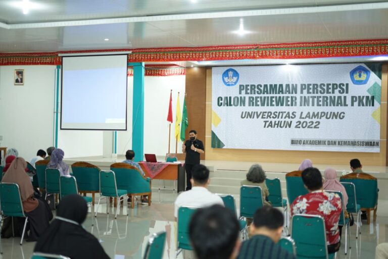 Optimasi PKM 2022, Unila Samakan Persepsi Calon Reviewer