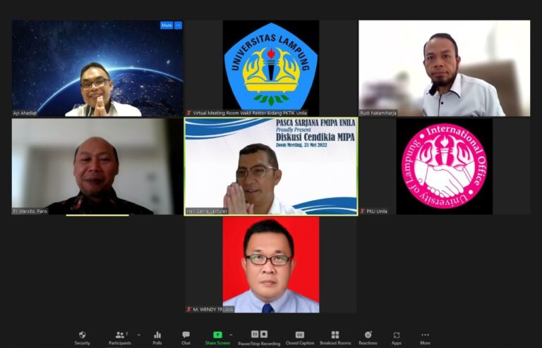 Rapat Virtual Persiapan Join Working Group