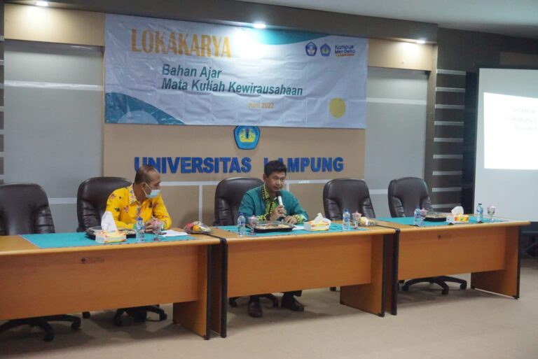 Lokakarya Bahan Ajar Mata Kuliah Kewirausahaan