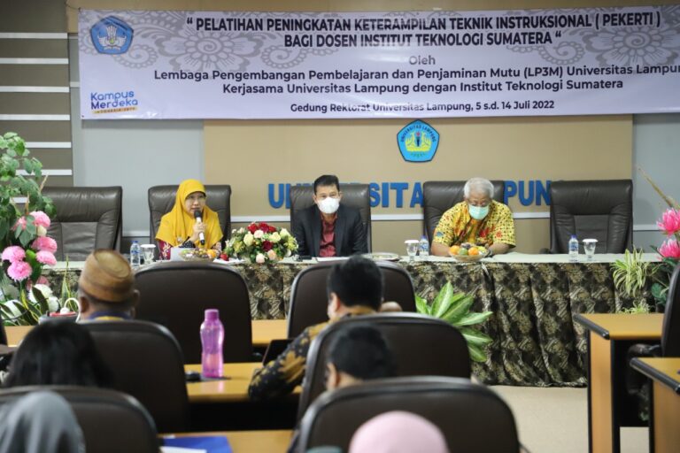 LP3M Gelar Pelatihan Pekerti bagi Dosen Itera 