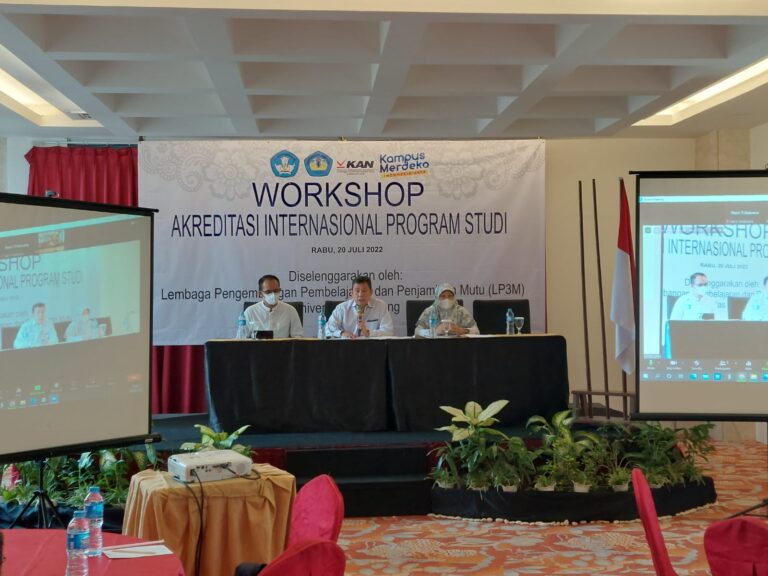 Workshop Persiapan Pendaftaran Akreditasi Internasional Prodi 2022