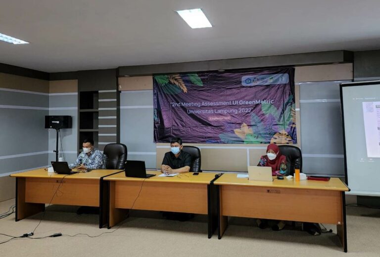 Unila Selenggarakan the 2nd Meeting Assessment UI GreenMetric Universitas Lampung 2022