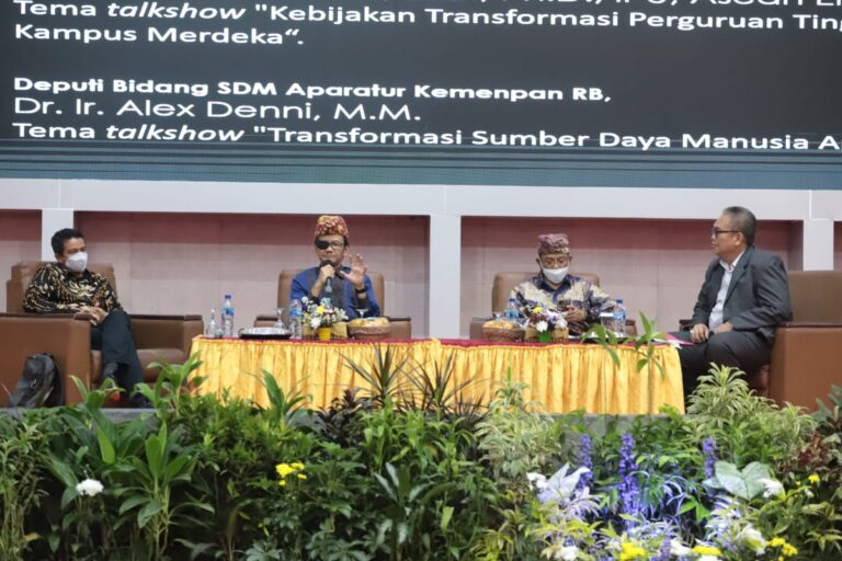 Unila Gelar Talkshow Kesiapan Transformasi SDM Aparatur untuk Sivitas Akademika Unila