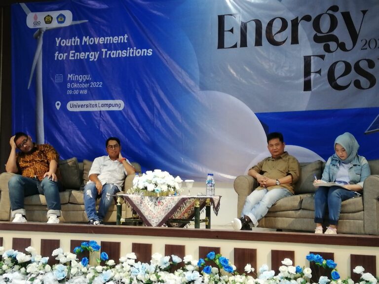 Himatro Unila dan Kementerian ESDM Kolaborasi dalam Energy Fest 2022