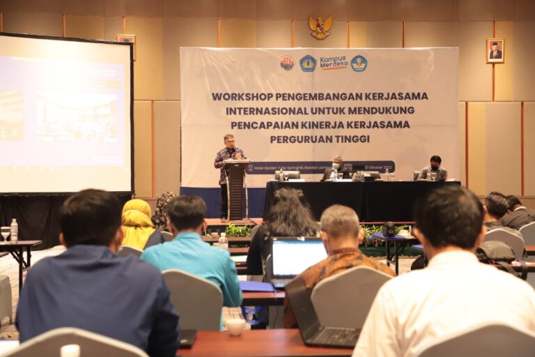 Unila Gelar Workshop Kerja Sama Prodi Mitra Kelas Dunia 2022
