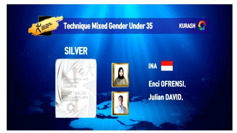 Julian David Peringkat 2 Kejuaraan Kurash Dunia