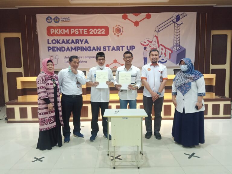 Teknik Elektro Unila dan Forum Startup Lampung Gelar Lokakarya Pendampingan Pembentukan Startup