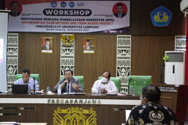 40 Dosen Unila Ikuti Workshop RPS Berbasis Case Method and Team Based Project 