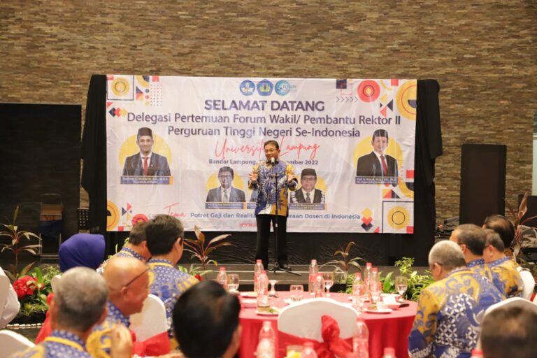 Rapat Kerja Nasional Wakil Rektor II PTN se-Indonesia Tahun 2022