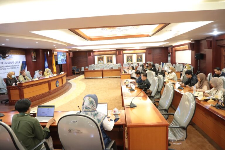 Persiapan Pemilihan Rektor, Unila Gelar Konferensi Pers