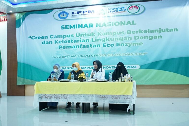 LPPM dan DWP Adakan Semnas Green Campus Manfaatkan Eco Enzyme