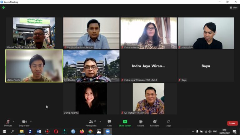 Unila Jajaki Kerja Sama dengan Green Ocean Jepang