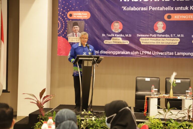 Pembukaan Seminar Nasional Kebencanaan LPPM 2022