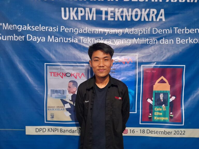 Syendi Arjuna, Tampuk Pemimpin Baru UKPM Teknokra 2023