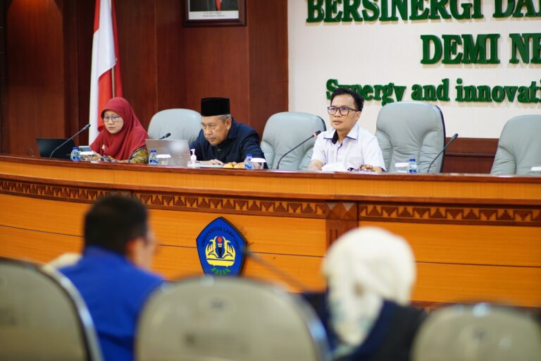 Warek BUK Pimpin Rakor Persiapan Monev Akreditasi PT