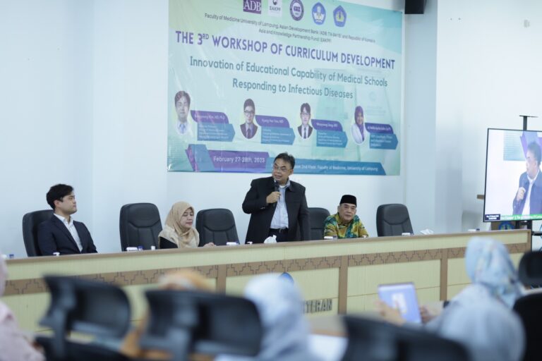 Workshop Curriculum Development “Innovation of Educational Capability of Medical Schools Responding to Infectious Diseases”